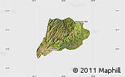 Satellite Map of Jimenez del Teul, single color outside