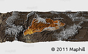 Physical Panoramic Map of Jimenez del Teul, darken, semi-desaturated