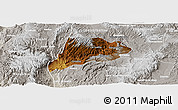 Physical Panoramic Map of Jimenez del Teul, lighten, semi-desaturated