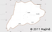 Classic Style Simple Map of Jimenez del Teul, cropped outside