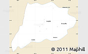 Classic Style Simple Map of Jimenez del Teul, single color outside