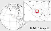 Blank Location Map of Juchipila