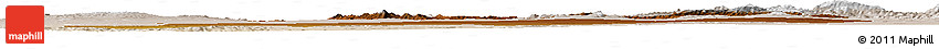 Physical Horizon Map of Mazapil, lighten