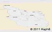 Classic Style Panoramic Map of Mazapil, single color outside