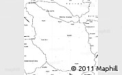 Blank Simple Map of Mazapil