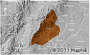 Physical 3D Map of Nochistlan de Mejia, lighten, desaturated
