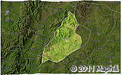 Satellite 3D Map of Nochistlan de Mejia, darken