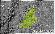 Satellite 3D Map of Nochistlan de Mejia, desaturated
