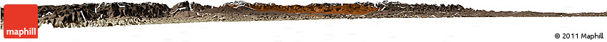 Physical Horizon Map of Nochistlan De Mejia, semi-desaturated