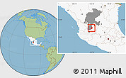 Savanna Style Location Map of Nochistlan de Mejia, highlighted country, highlighted parent region