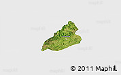 Satellite Panoramic Map of Nochistlan de Mejia, single color outside