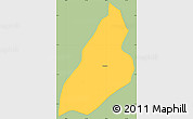 Savanna Style Simple Map of Nochistlan de Mejia, single color outside