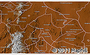 Physical 3D Map of Ojocaliente