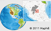 Physical Location Map of Pinos, highlighted country, highlighted parent region