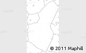 Blank Simple Map of Pinos, no labels