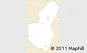 Classic Style Simple Map of Pinos, single color outside