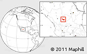 Blank Location Map of Rio Grande