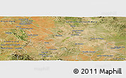 Satellite Panoramic Map of Rio Grande