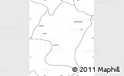 Blank Simple Map of Tepetongo