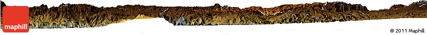 Physical Horizon Map of Teul De Gonzalez Ortega, darken