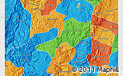 Political Map of Teul de Gonzalez Ortega