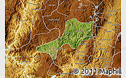 Satellite Map of Teul de Gonzalez Ortega, physical outside