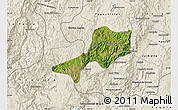Satellite Map of Teul de Gonzalez Ortega, shaded relief outside