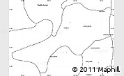Blank Simple Map of Teul de Gonzalez Ortega