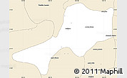 Classic Style Simple Map of Teul de Gonzalez Ortega