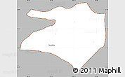 Gray Simple Map of Tlaltenango de Sanchez R., cropped outside