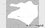 Gray Simple Map of Tlaltenango de Sanchez R.