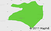 Political Simple Map of Tlaltenango de Sanchez R., single color outside