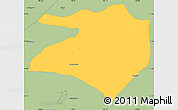Savanna Style Simple Map of Tlaltenango de Sanchez R.