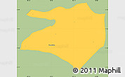 Savanna Style Simple Map of Tlaltenango de Sanchez R., single color outside