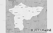 Gray 3D Map of Villa de Cos