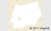 Classic Style Simple Map of Villa Hidalgo, single color outside