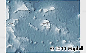 Political 3D Map of Chuuk, semi-desaturated