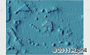 Satellite 3D Map of Chuuk, single color outside