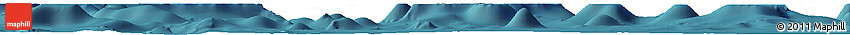 Satellite Horizon Map of Chuuk, single color outside