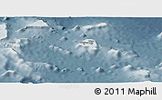 Political Panoramic Map of Chuuk, semi-desaturated