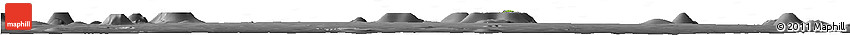 Physical Horizon Map of Pohnpei, darken, desaturated