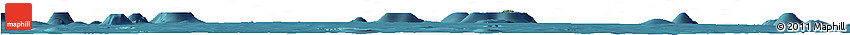 Satellite Horizon Map of Pohnpei, single color outside