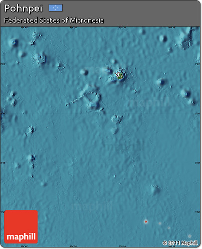 Satellite Map of Pohnpei
