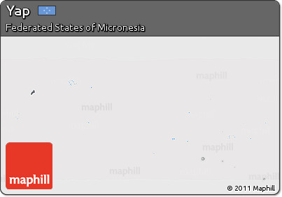 Satellite 3D Map of Yap, cropped outside