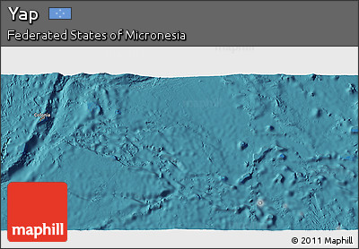Satellite 3D Map of Yap
