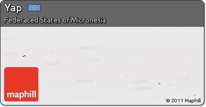 Physical Panoramic Map of Yap, cropped outside