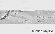 Political Panoramic Map of Yap, lighten, desaturated