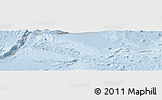 Political Panoramic Map of Yap, lighten