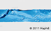 Political Panoramic Map of Yap, single color outside