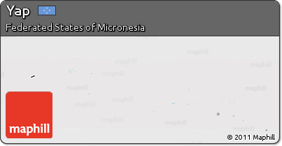 Satellite Panoramic Map of Yap, cropped outside
